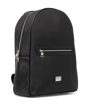 Karl Lagerfeld ロゴプレートバックパック - ブラック - サムネイル2