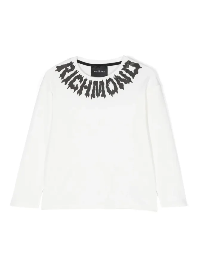 John Richmond Junior John Richmond Junior ロゴプリント Tシャツの商品画像