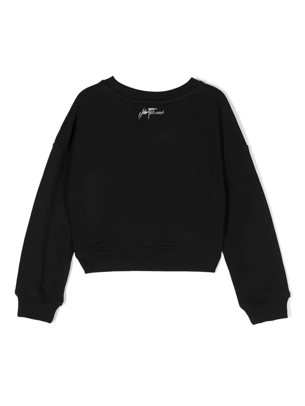 John Richmond Junior スパンコール ロゴ入り スウェットシャツ - 画像2