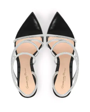 Gianvito Rossi クリスタル エッティー サンダル - シルバー - サムネイル3