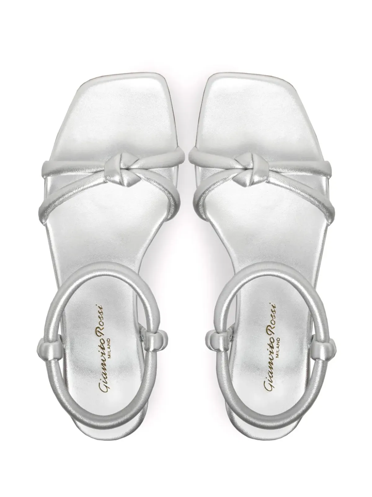 Gianvito Rossi ジュノ 05 サンダル - シルバー - 画像3