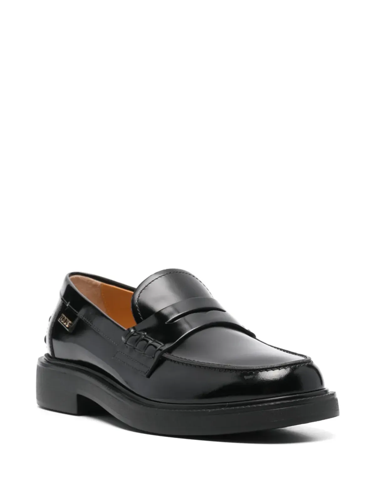 Tod's ロゴ入りローファー ブラック - 画像2