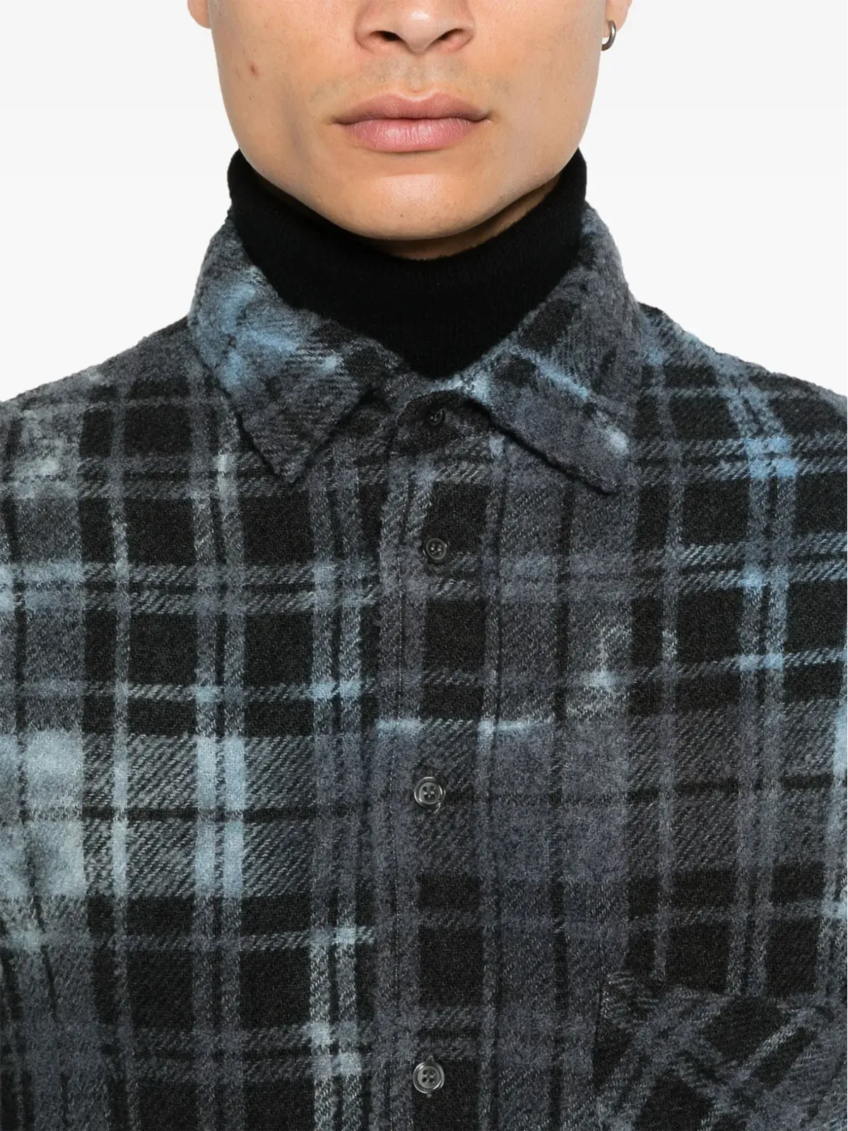 Giorgio Brato チェック柄シャツ - 画像5