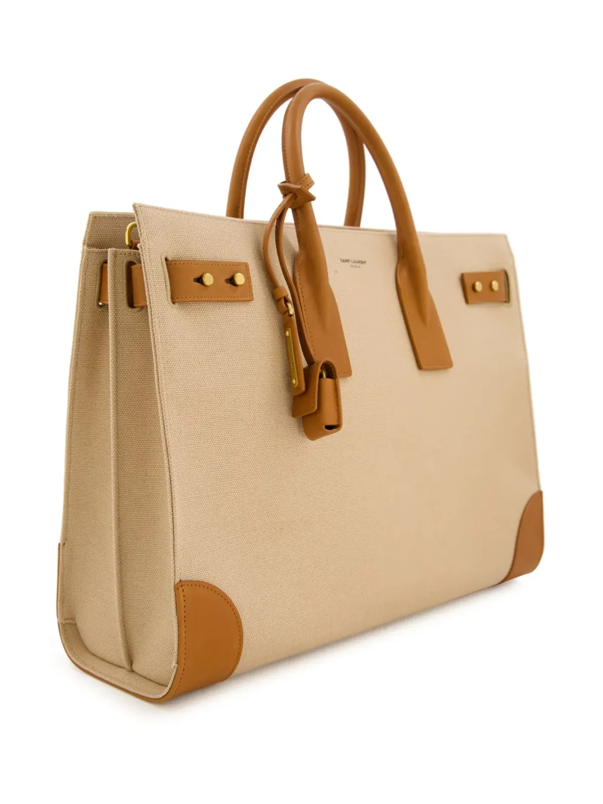 Saint Laurent 大型 Sac de Jour 薄型トートバッグ - 画像3