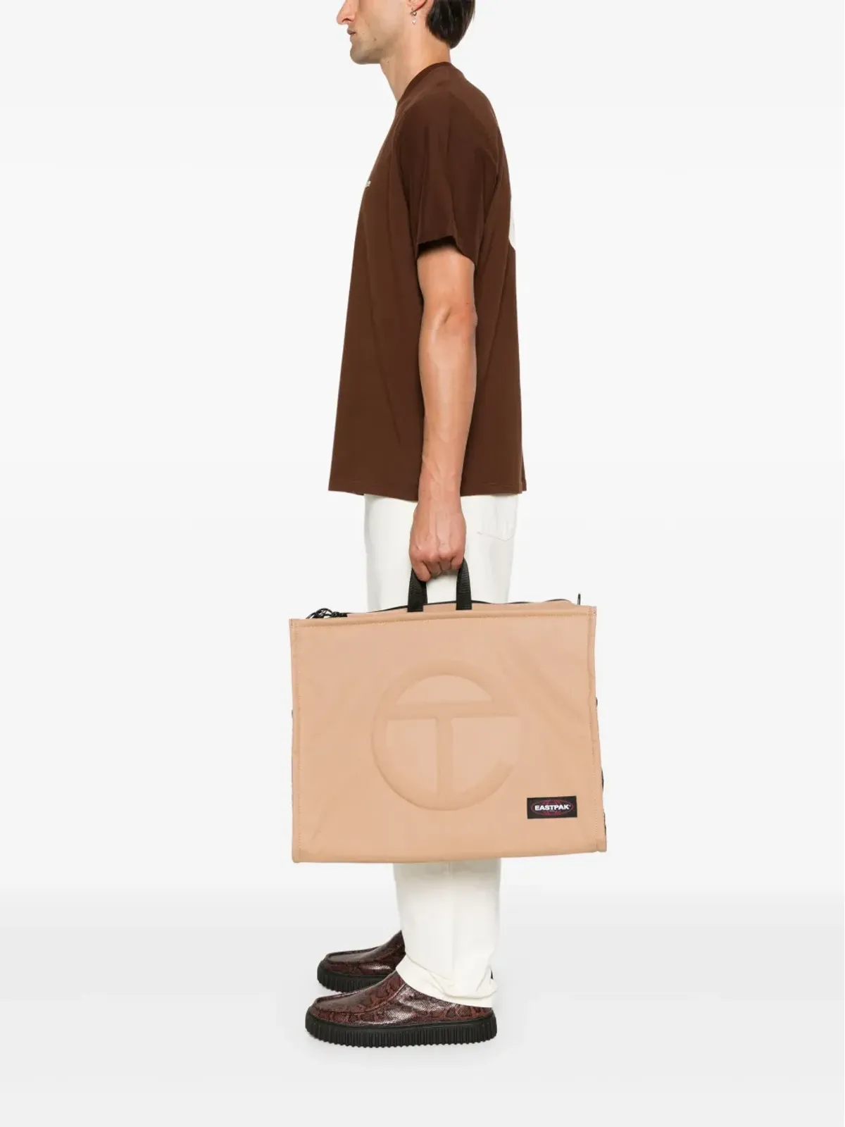 Telfar x Eastpak ロゴエンボスドバックパック - 画像2