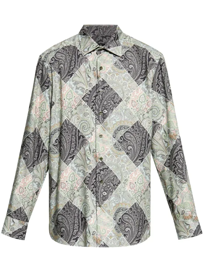 ETRO ETRO プリントシャツ - ニュートラル系の商品画像