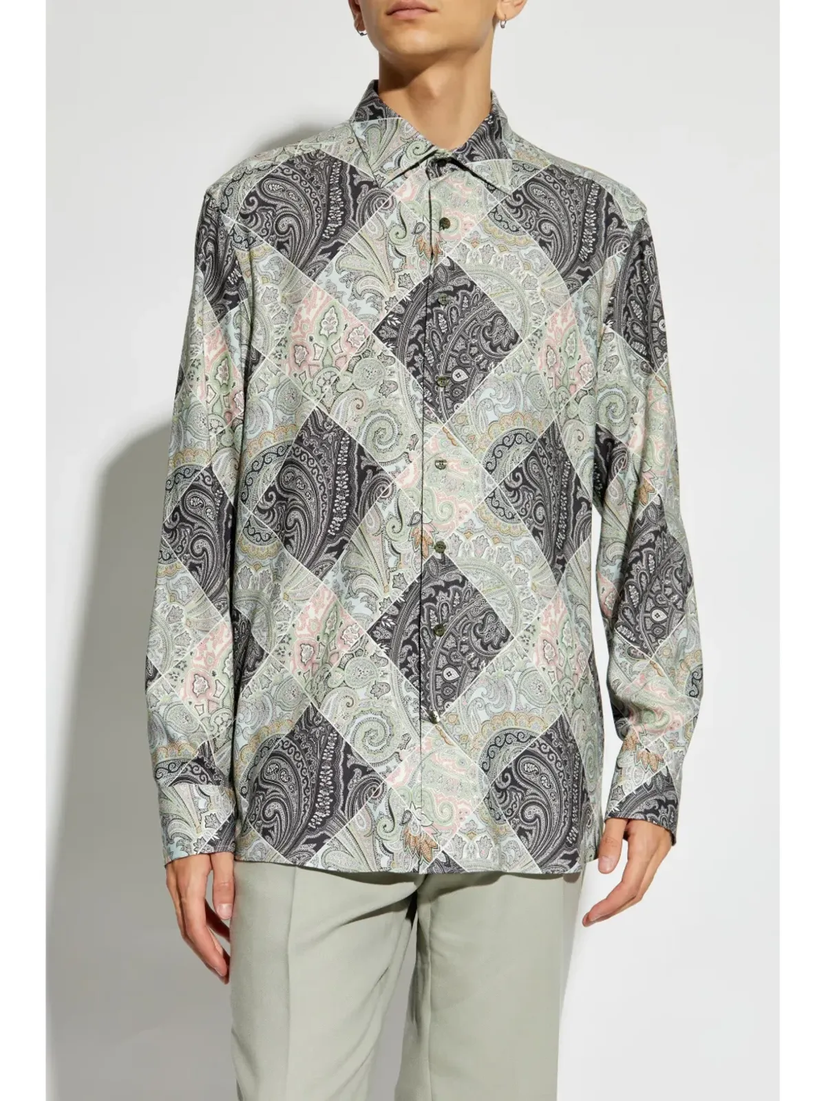 ETRO プリントシャツ - ニュートラル系 - 画像3