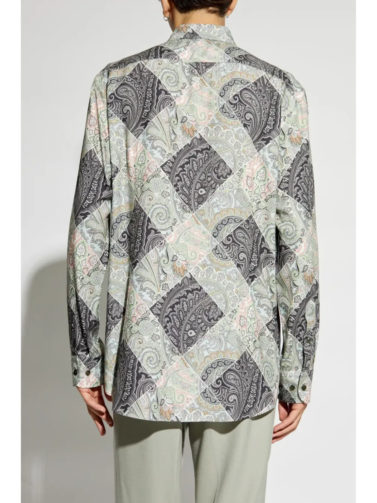 ETRO プリントシャツ - ニュートラル系 - 画像4