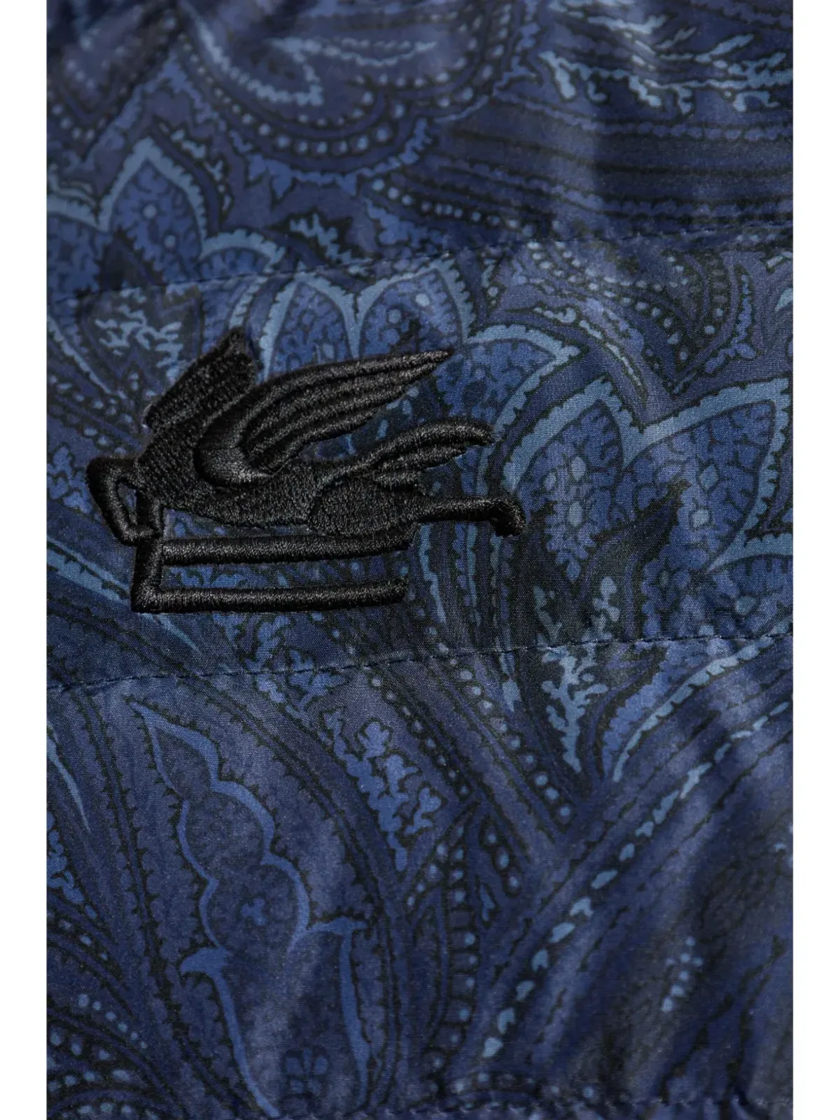 ETRO ペイズリープリントのパッド入りウェストコート ブルー - 画像5