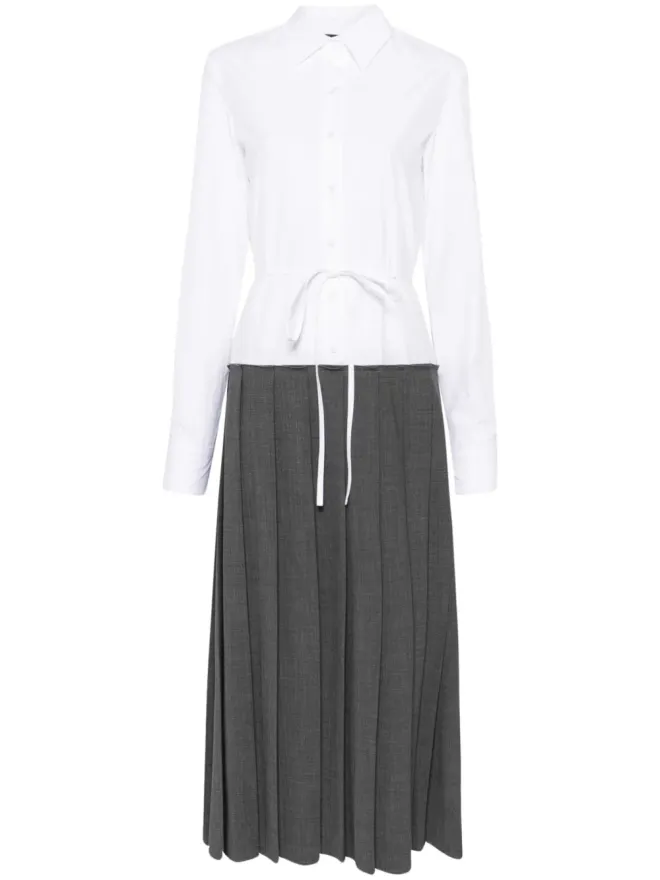 Fabiana Filippi Fabiana Filippi シャツミディドレス グレーの商品画像