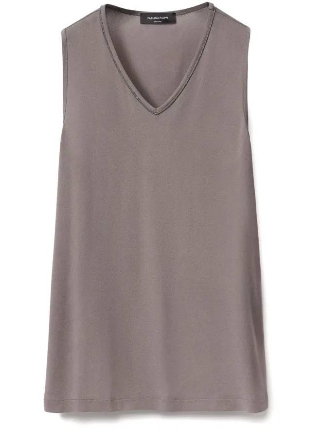 Fabiana Filippi Fabiana Filippi サブレ ベスト グレーの商品画像