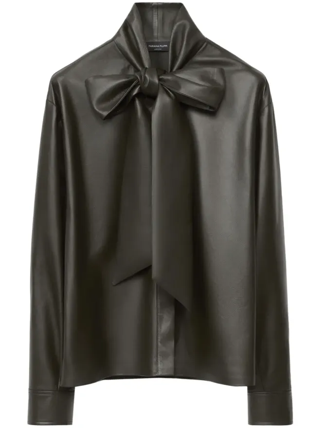 Fabiana Filippi Fabiana Filippi リボンディテール シャツの商品画像