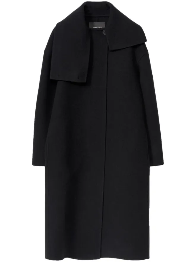 Fabiana Filippi Fabiana Filippi ボイルドウールコート - ブラックの商品画像