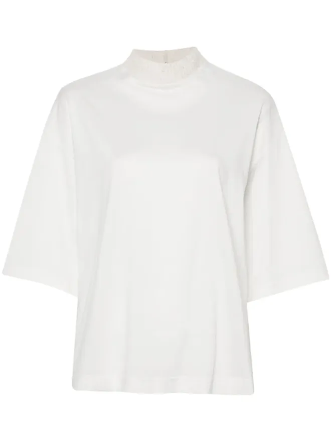 Fabiana Filippi Fabiana Filippi スパンコール装飾の Tシャツの商品画像