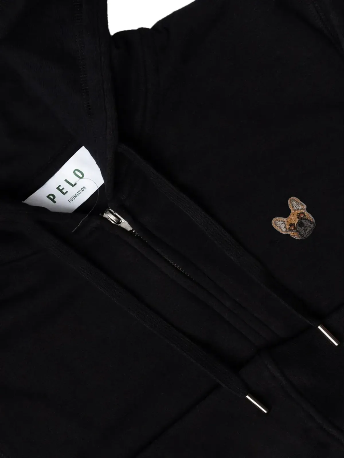 PELO FOUNDATION Bouledogue hoodie - Black - 画像2