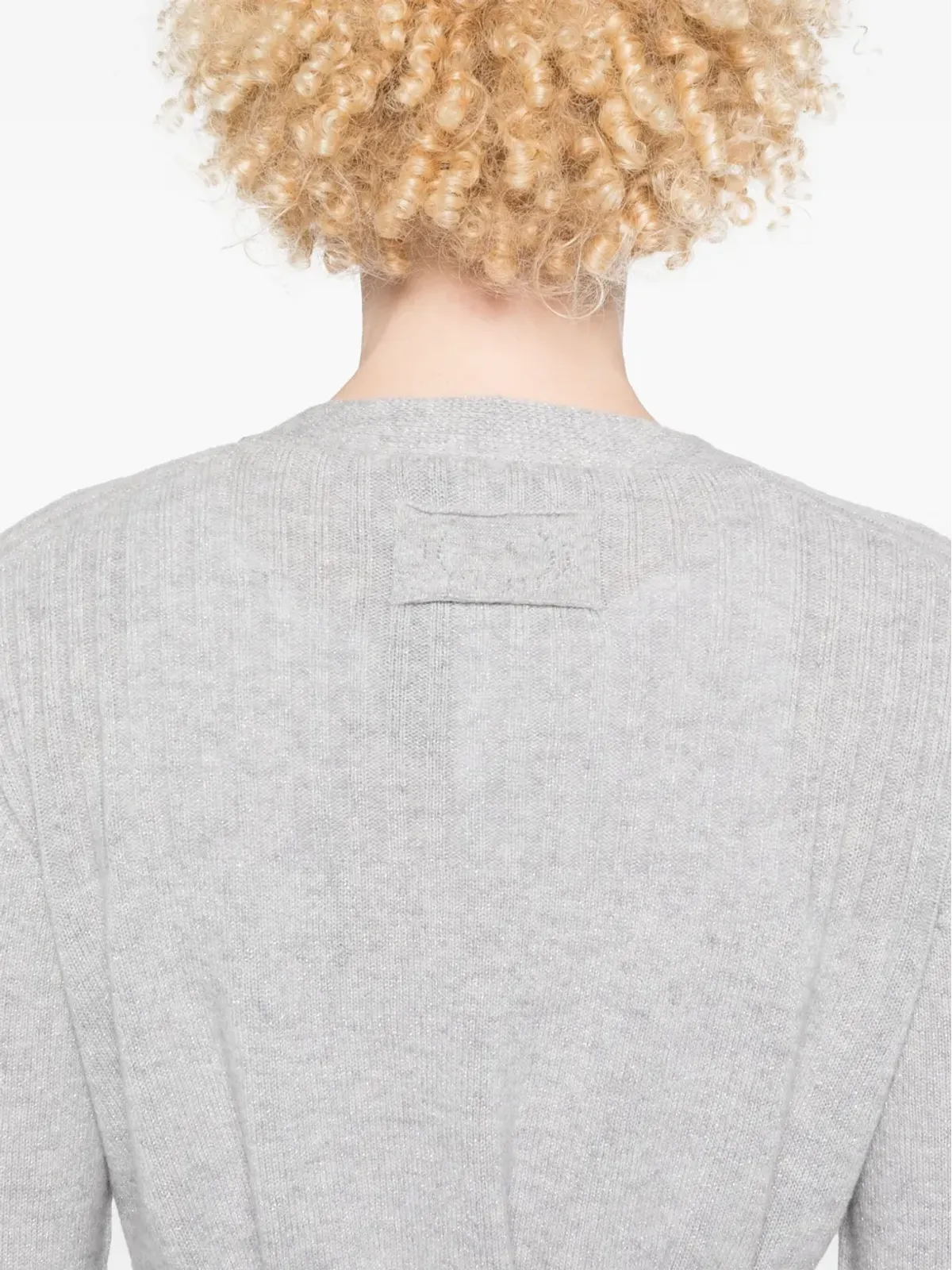 TWINSET ルレックス混のマキシカーディガン - グレー - 画像5