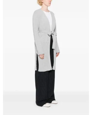 TWINSET ルレックス混のマキシカーディガン - グレー - サムネイル3