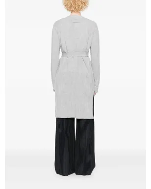 TWINSET ルレックス混のマキシカーディガン - グレー - サムネイル4
