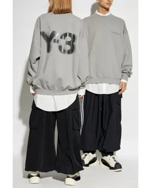 Y-3 ロゴプリント クルーネック スウェットシャツ - サムネイル2