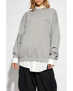Y-3 ロゴプリント クルーネック スウェットシャツ - サムネイル3