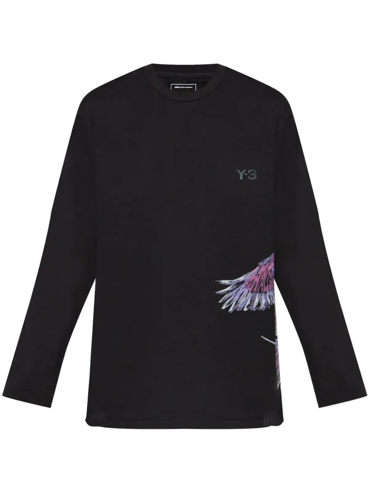 Y-3 x Adidas グラフィックプリント Tシャツ - ブラック - 画像1