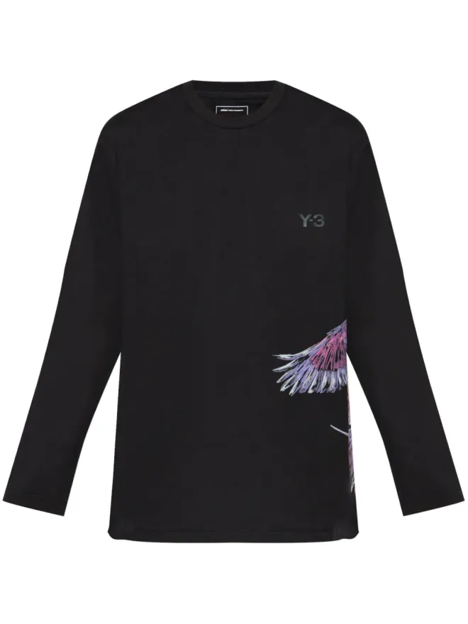 Y-3 Y-3 x Adidas グラフィックプリント Tシャツ - ブラックの商品画像