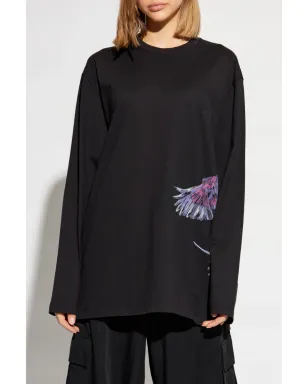 Y-3 x Adidas グラフィックプリント Tシャツ - ブラック - サムネイル3