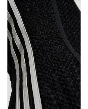 Y-3 ストライプディテールのワンショルダーマキシドレス ブラック - サムネイル5