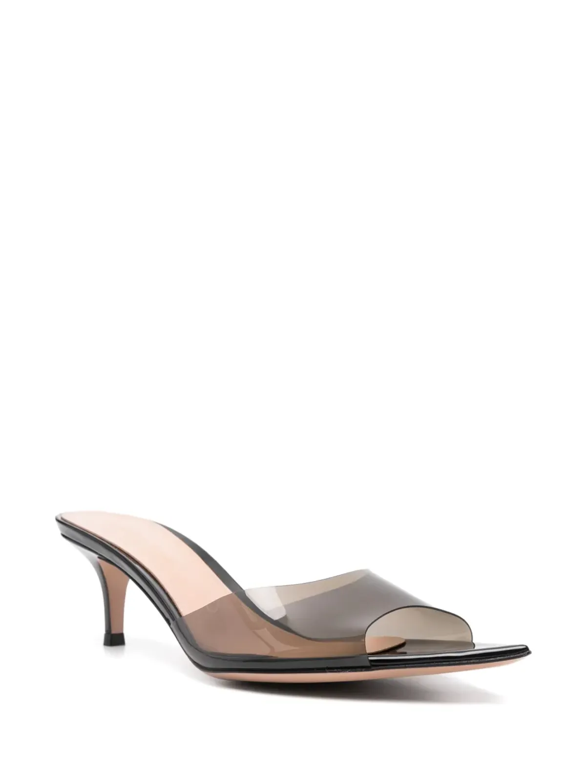 Gianvito Rossi 55mm Elle ミュール ブラック - 画像2