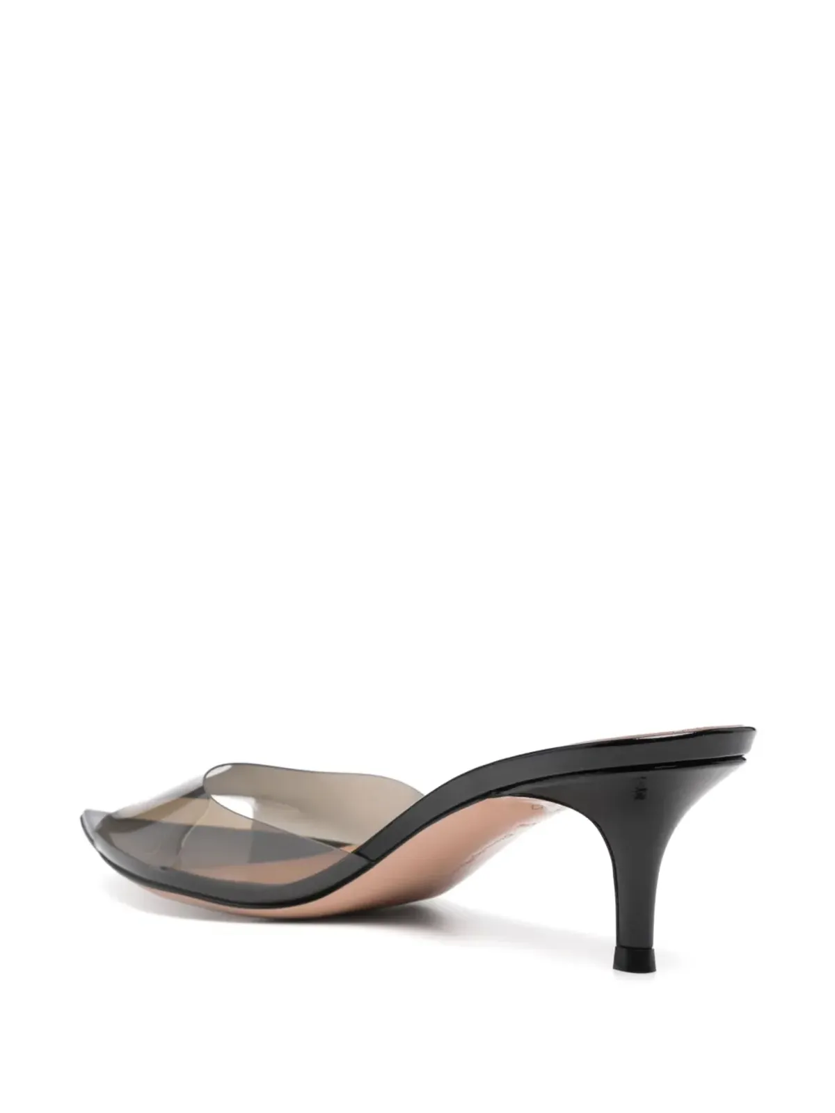 Gianvito Rossi 55mm Elle ミュール ブラック - 画像3