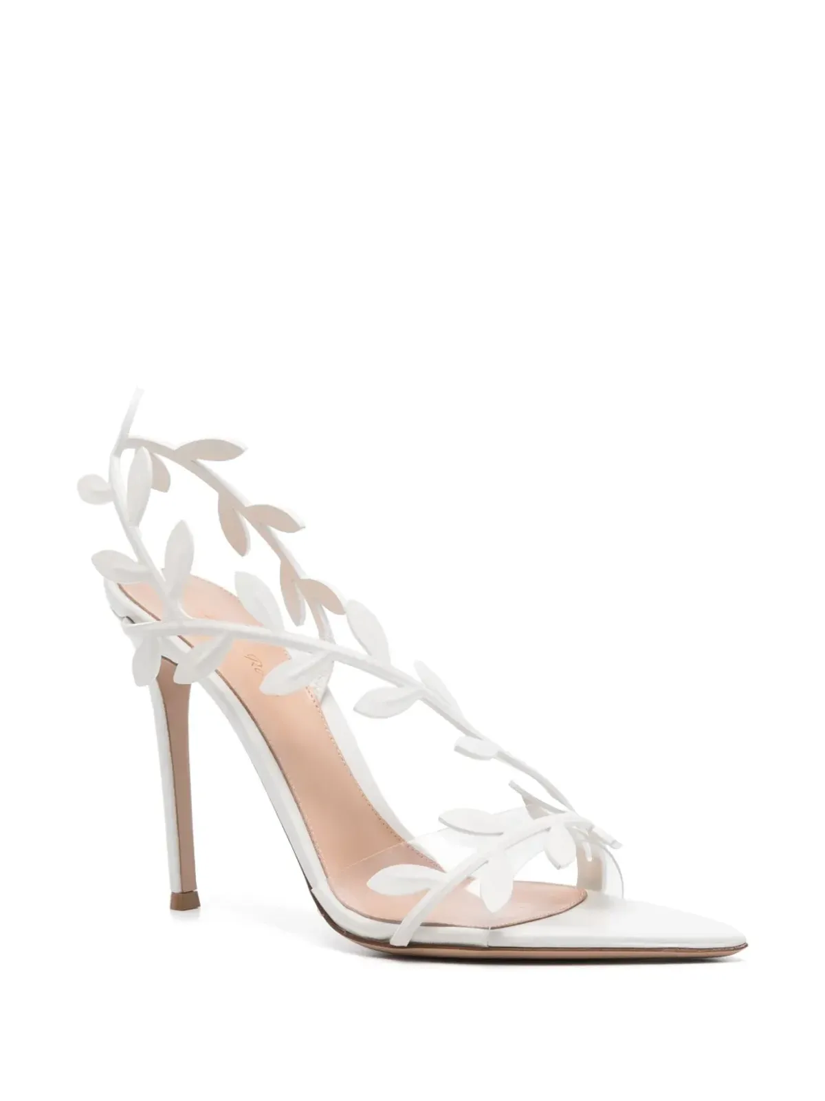 Gianvito Rossi 105mm フラヴィア サンダル - ホワイト - 画像2