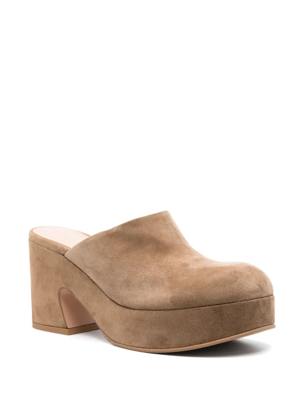 Gianvito Rossi 90mm Lyss ミュール - ブラウン - 画像2