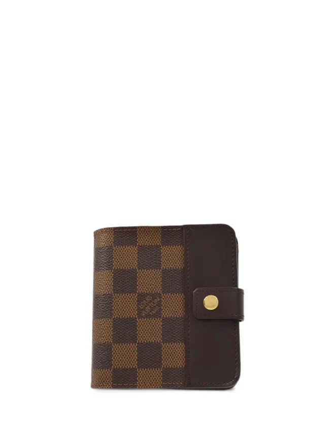 Louis Vuitton Pre-Owned Louis Vuitton ビンテージ 2007 ダミエ・エベヌ ウォレット ブラウンの商品画像