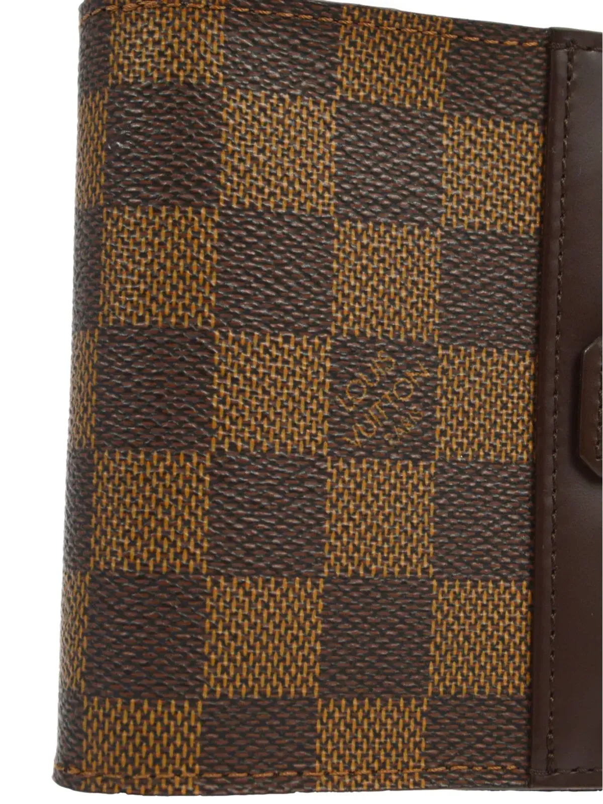 Louis Vuitton ビンテージ 2007 ダミエ・エベヌ ウォレット ブラウン - 画像3