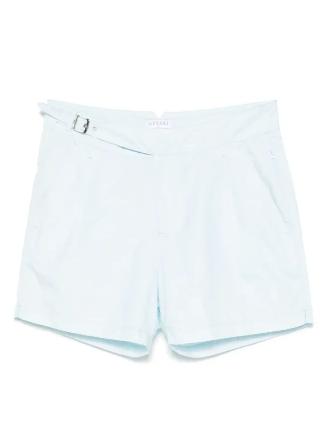 GUSARI GUSARI ロンドンプリントスイムショーツ ブルーの商品画像