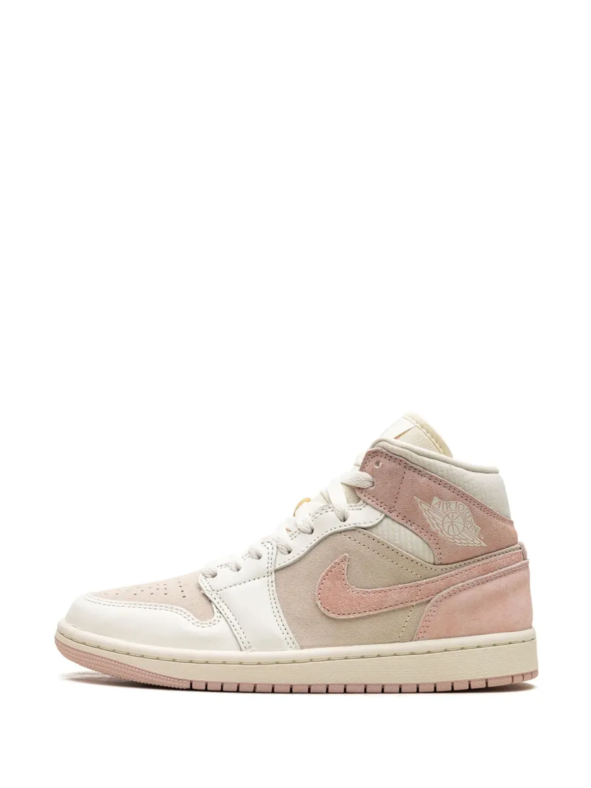 Jordan エア ジョーダン 1 ミッド SE ココナッツミルク/レジェンドピンク スニーカー - ニュートラルカラー - 画像5