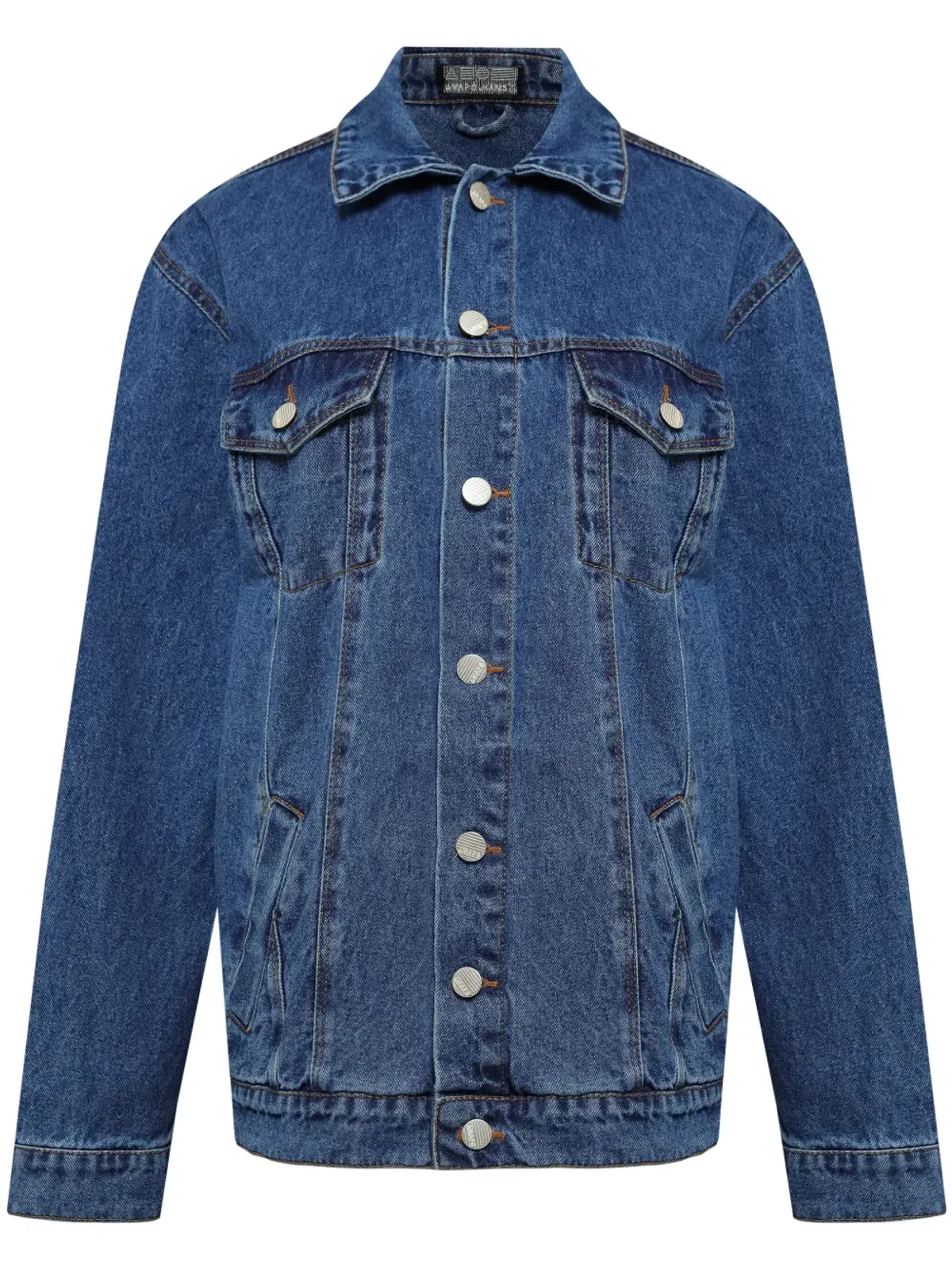Amapô シングルブレスト デニムジャケット - 画像1
