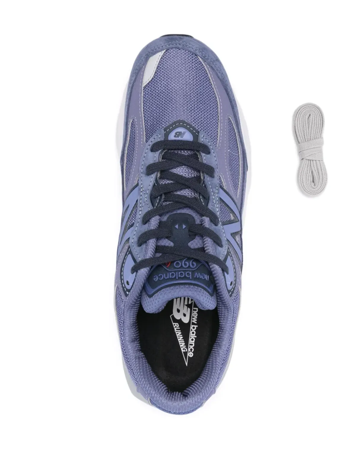 New Balance 990v6 米国製 パープル/ネイビー スニーカー - 画像4