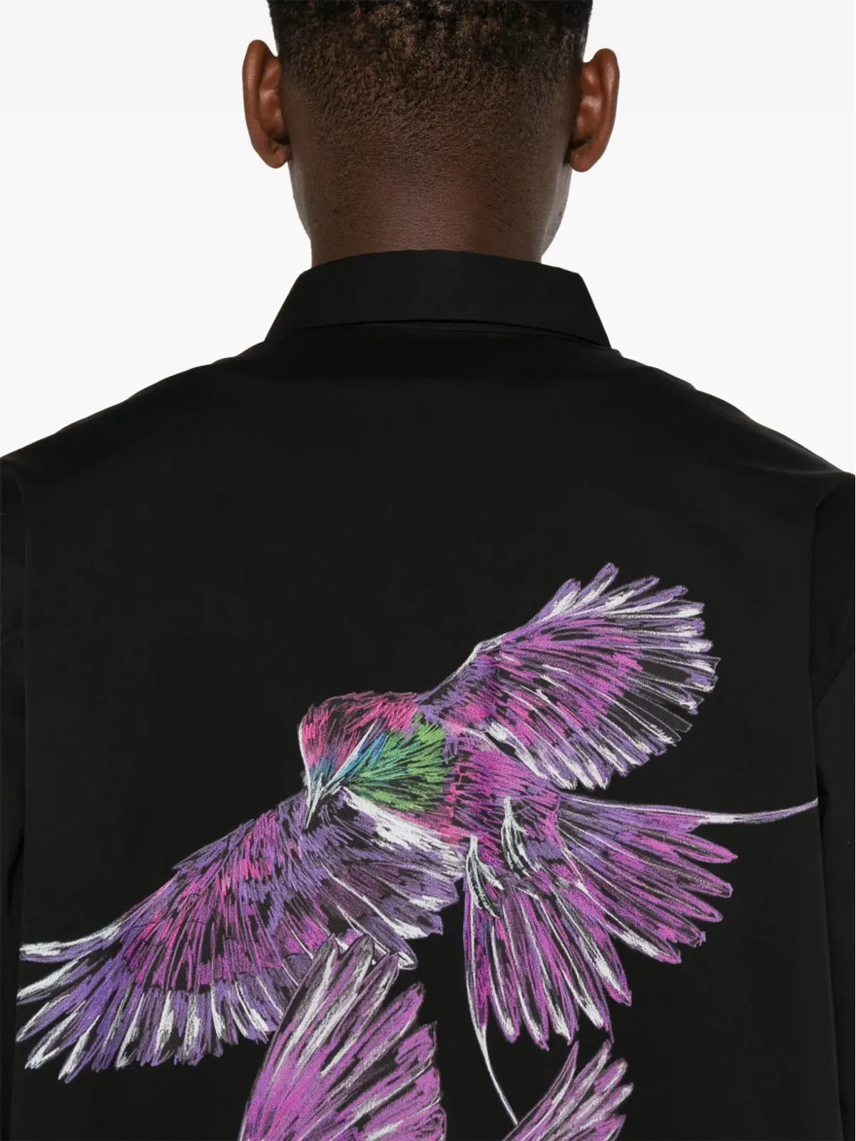 Y-3 鳥のイラスト入りシャツ - 画像5