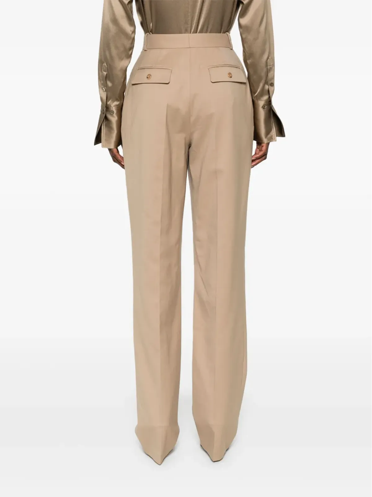 Elisabetta Franchi ダーツディテーリング トラウザー - ブラウン - 画像4