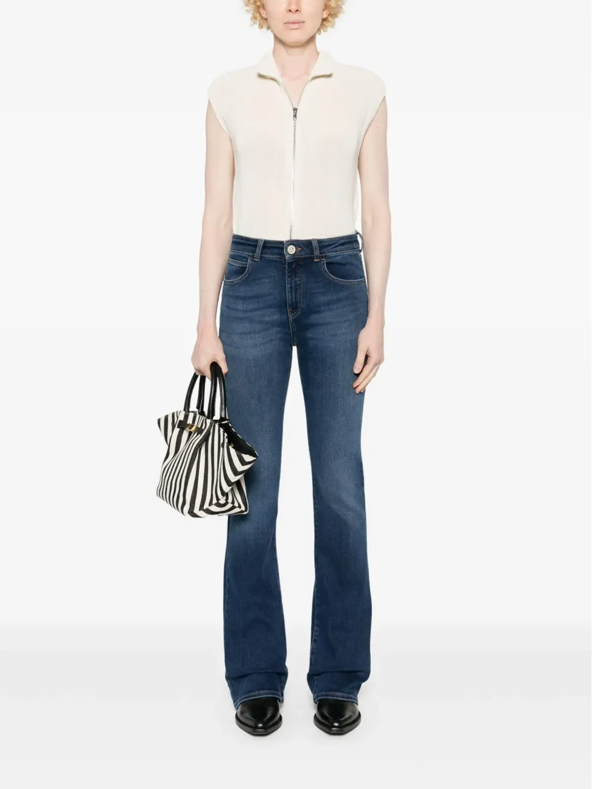 Emporio Armani J47 フレアジーンズ - ブルー - 画像2