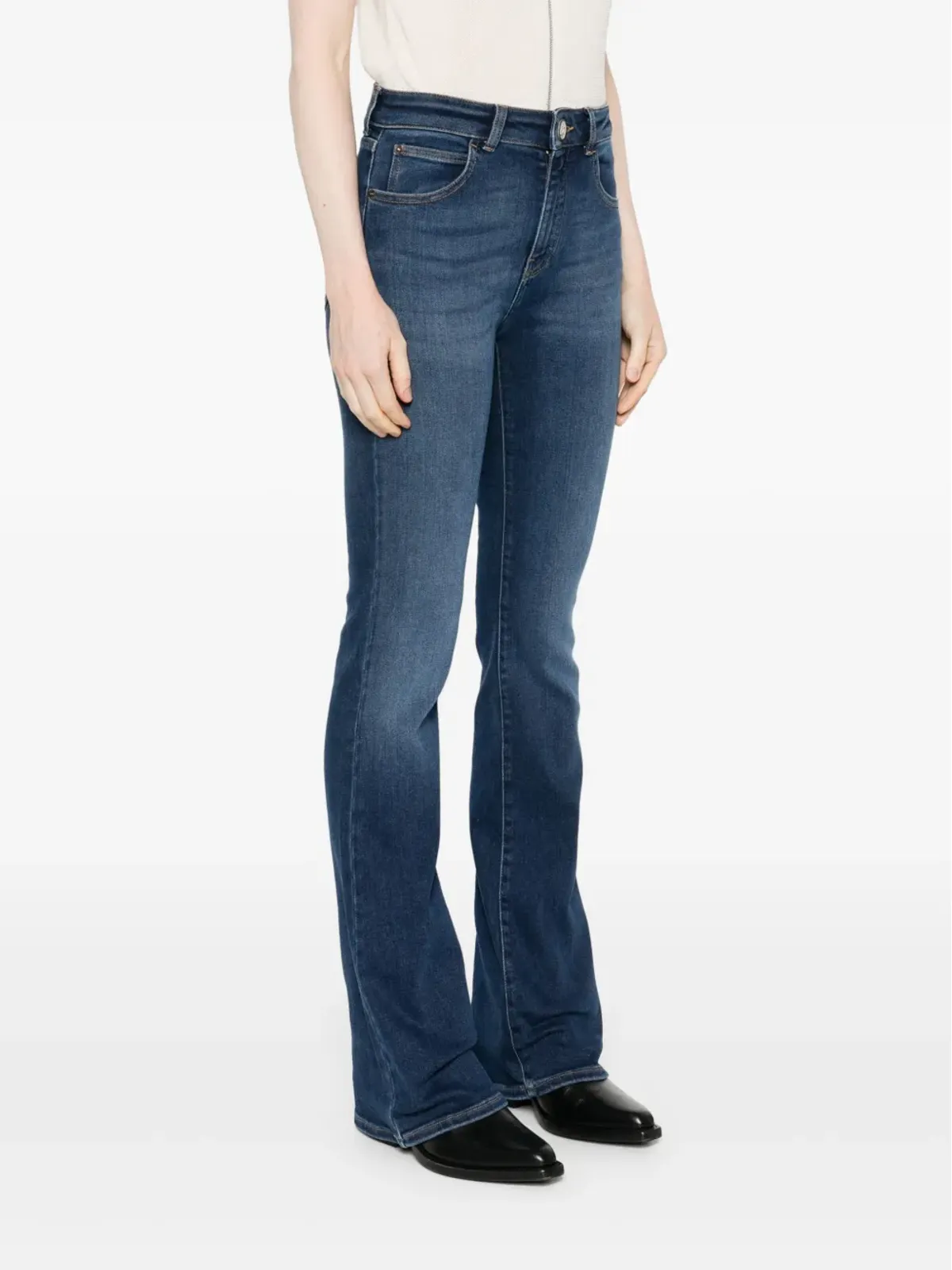 Emporio Armani J47 フレアジーンズ - ブルー - 画像3