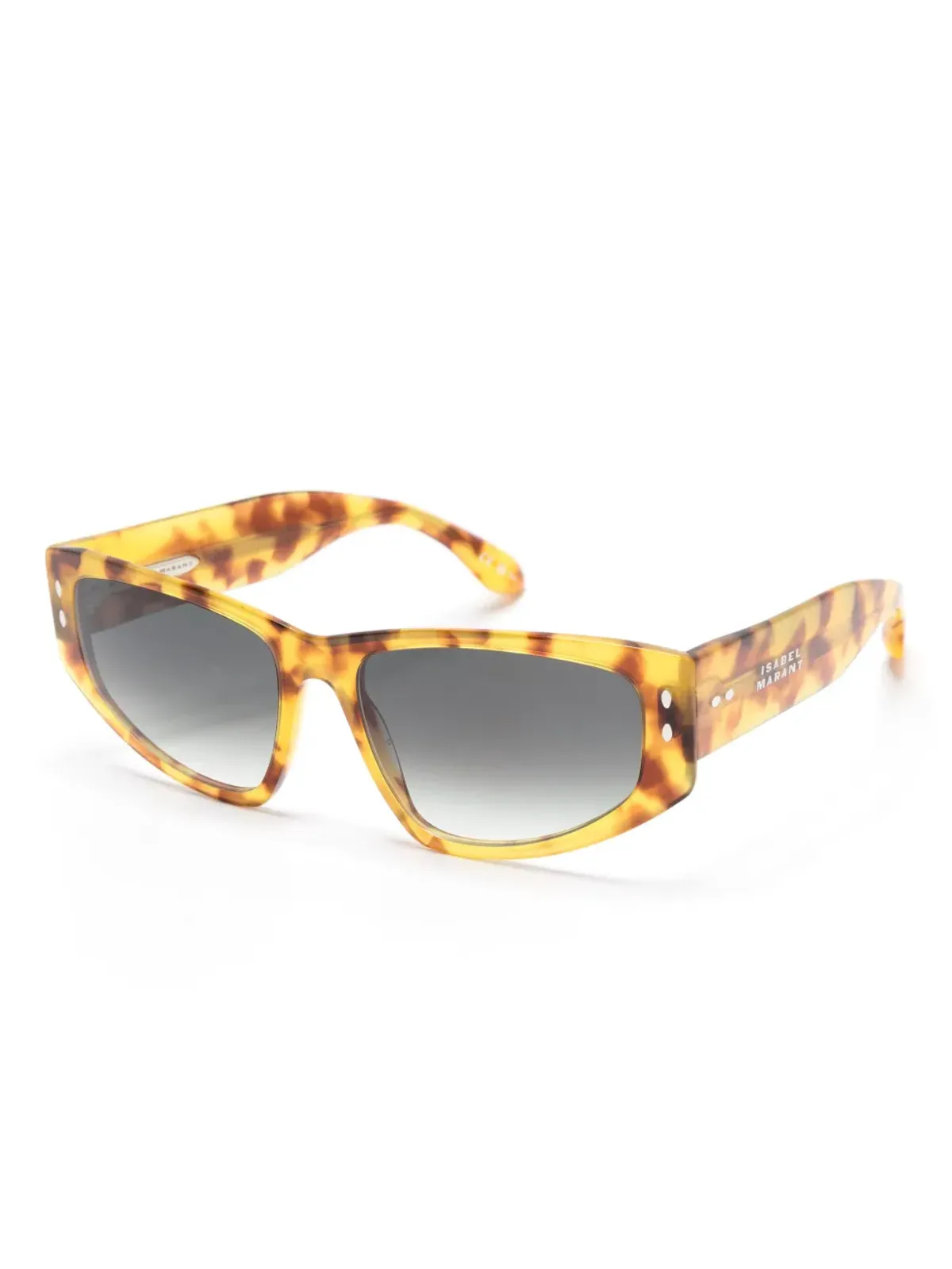 Isabel Marant Eyewear べっこう調サングラス - イエロー - 画像2