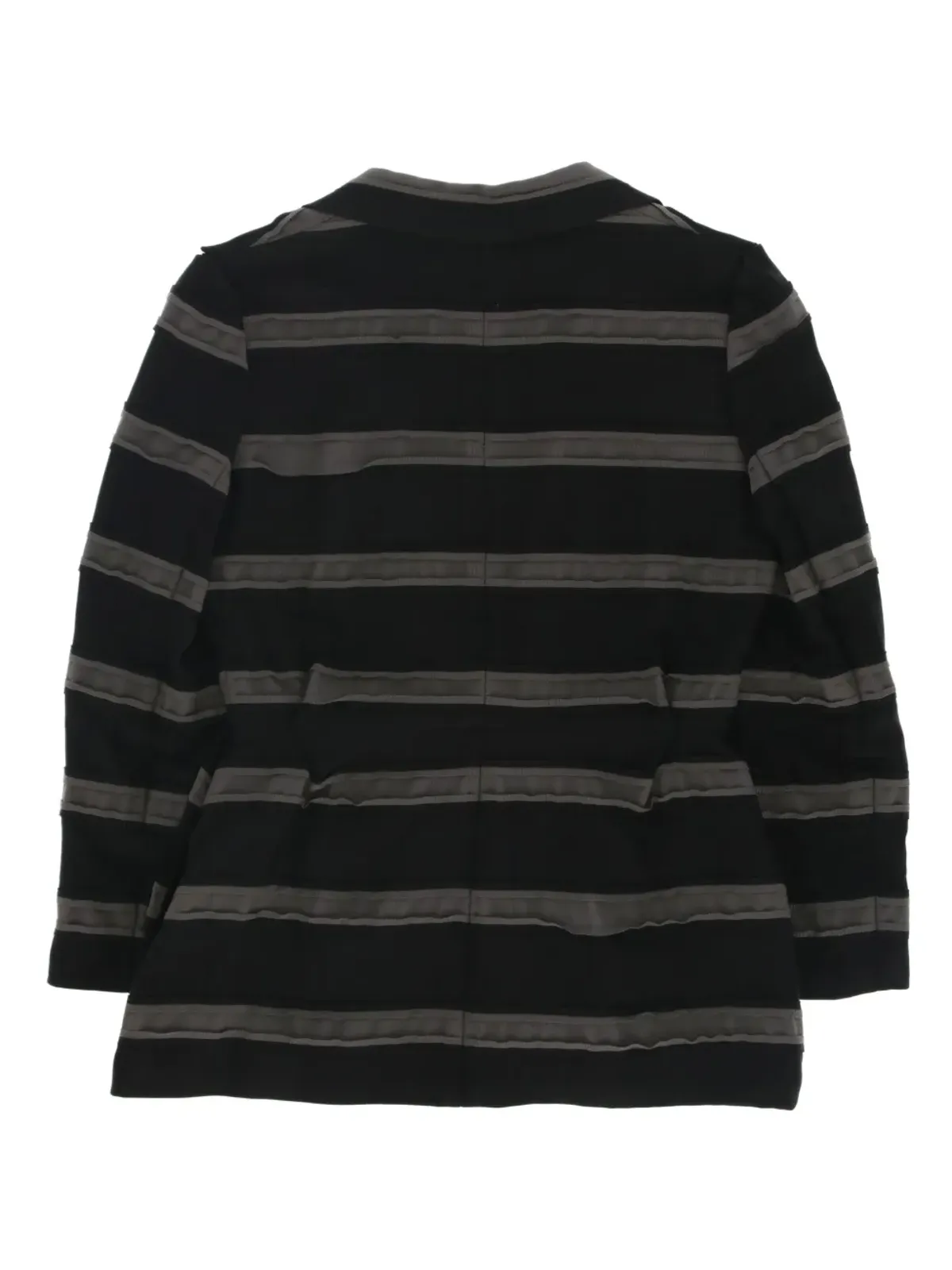 Lanvin Vintage 2003ストライプ柄のシルクブレザー - 画像2