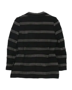 Lanvin Vintage 2003ストライプ柄のシルクブレザー - サムネイル2