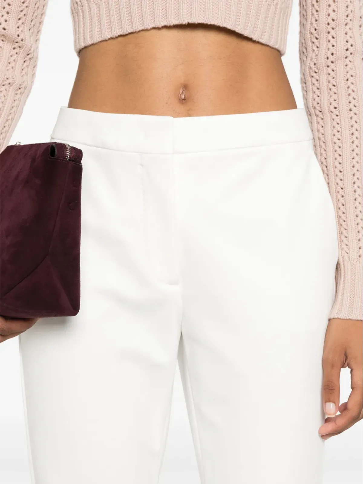 Max Mara テーラードパンツ ホワイト - 画像5