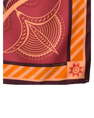 Hermès ビンテージ 2012 Géometrie Crétoise スカーフ - オレンジ - サムネイル2
