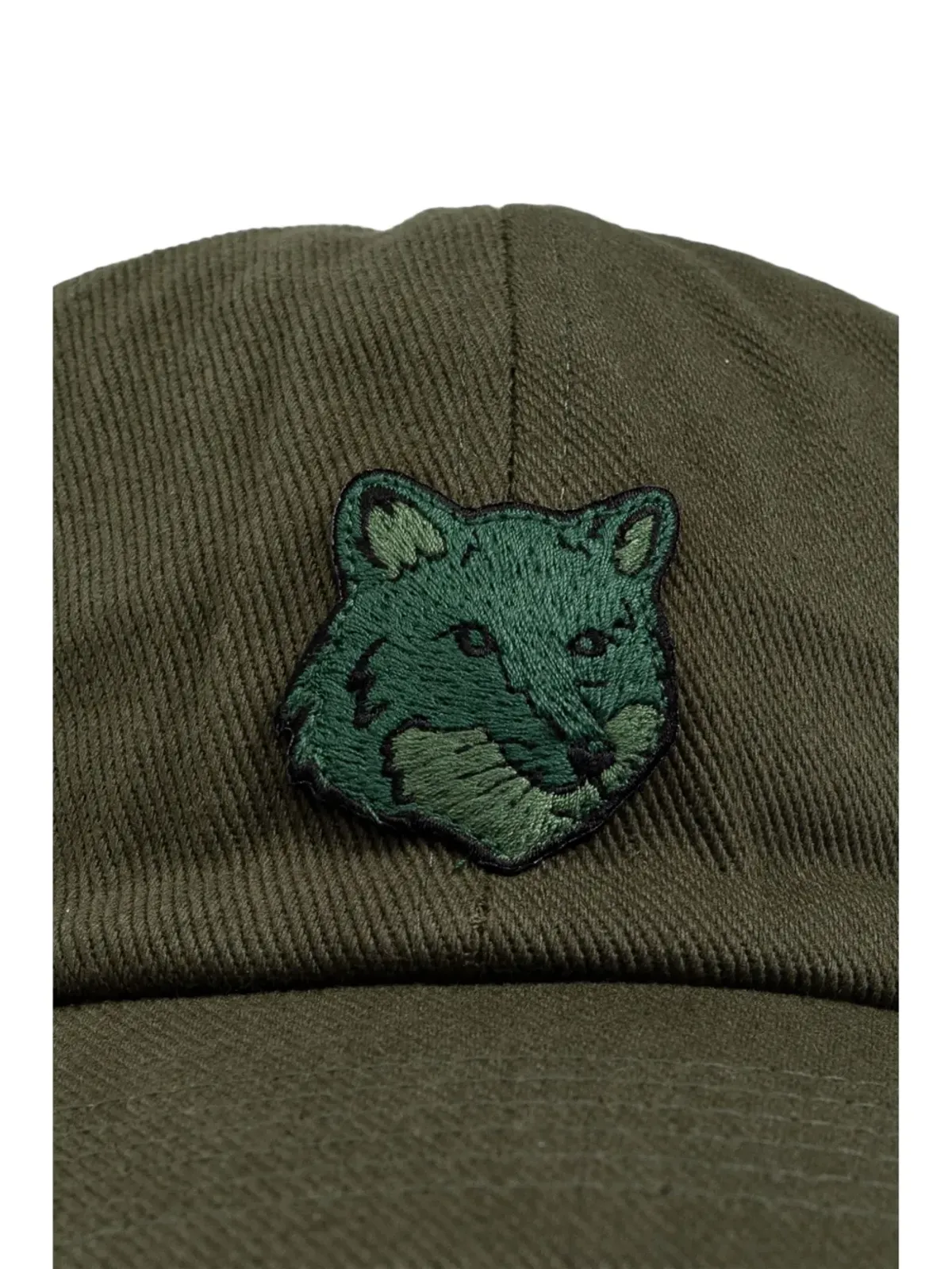 Maison Kitsuné フォックスキャップ グリーン - 画像4