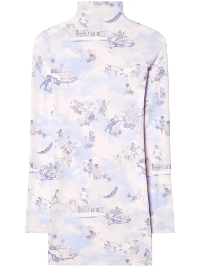 OFF-WHITE Off-White フレスコ ミニドレスの商品画像