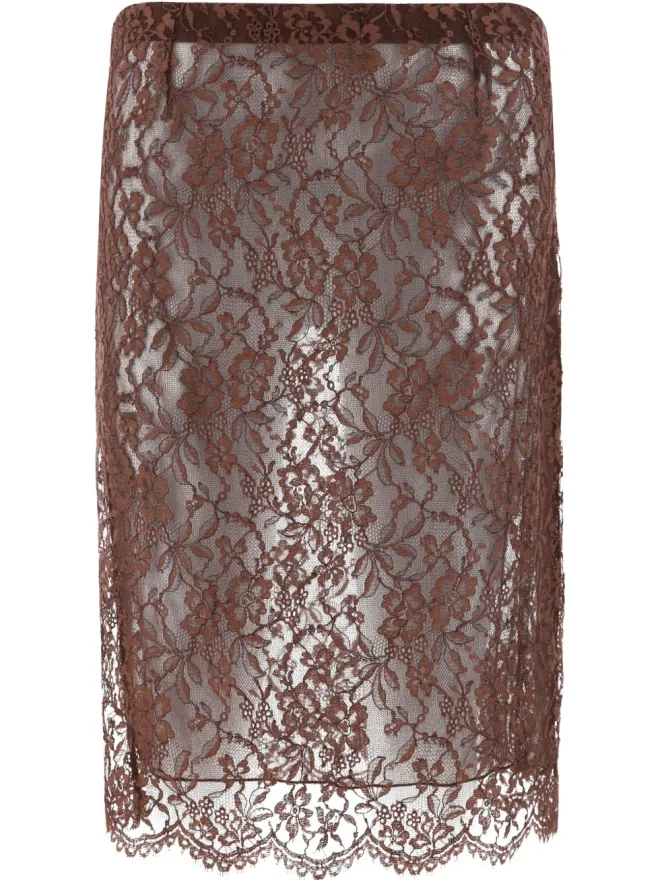 Saint Laurent Saint Laurent レースペンシルスカートの商品画像